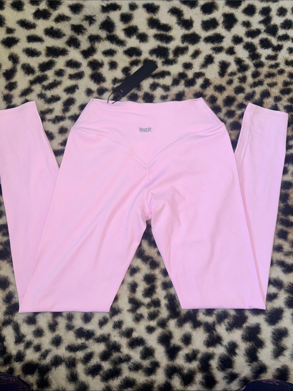 Oner Active Light Pink High-Waist Stretch Leggings